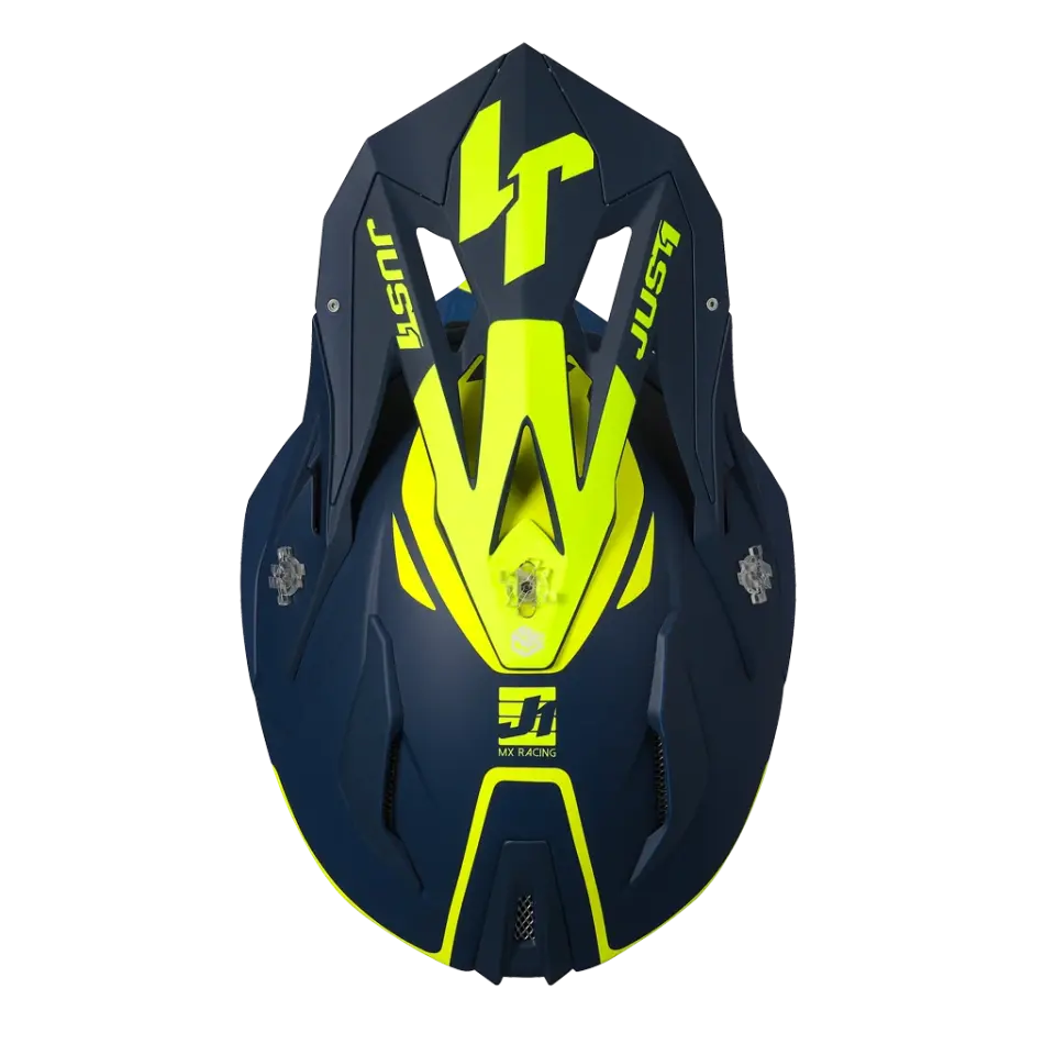 JUST1 J18 MİPS PULSAR FLUO YELLOW BLUE FİBERGLAS KASK