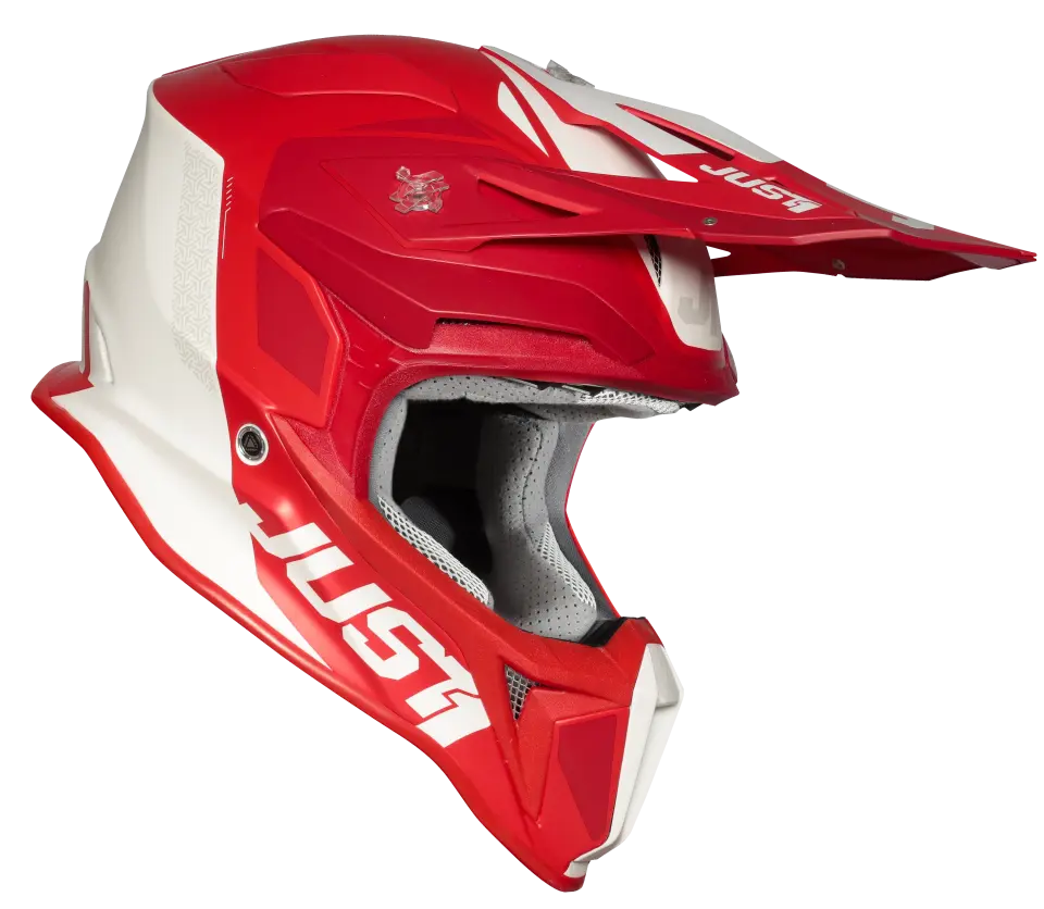 JUST1 J18 MİPS PULSAR RED WHİTE MAT FİBERGLAS KASK