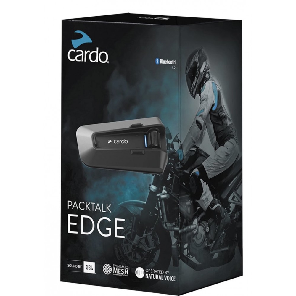 Cardo Packtalk EDGE Duo JBL BLUETOOTH ve İNTERCOM (ikili paket)