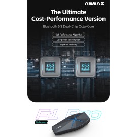 ASMAX F1 PRO BLUETOOTH İLETİŞİM SİSTEMİ TEKLİ PAKET