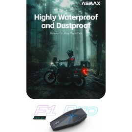 ASMAX F1 PRO BLUETOOTH İLETİŞİM SİSTEMİ TEKLİ PAKET