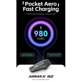 ASMAX S2 Bluetooth İletişim Sistemi Tekli Set