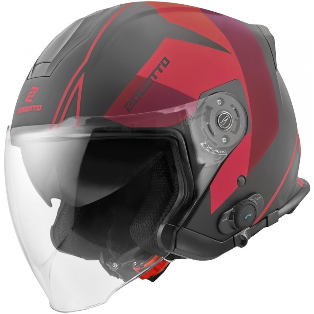 Bogotto V586 Detri BT Bluetooth Jet  Kask