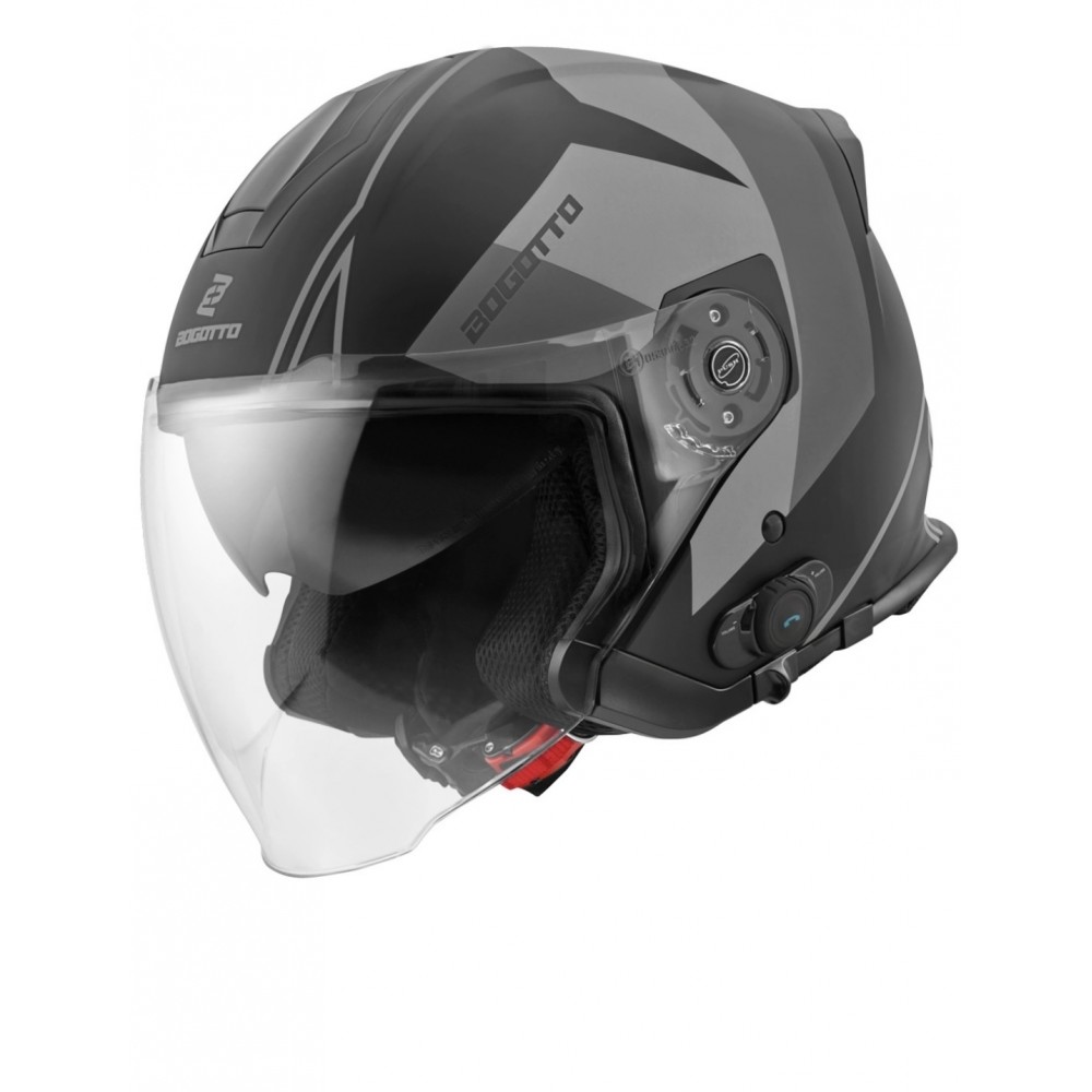 Bogotto V586 Detri BT Bluetooth Jet Kask