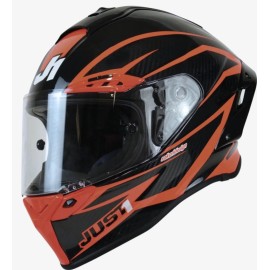 JUST1 J-GPR CYBER RED KARBON KASK