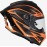 JUST1 J-GPR CYBER RED KARBON KASK