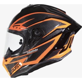 JUST1 J-GPR CYBER RED KARBON KASK