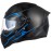 TORC T-15 İNTERKOMLU MAVİ KASK
