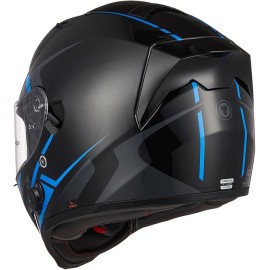 TORC T-15 İNTERKOMLU MAVİ KASK