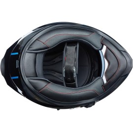 TORC T-15 İNTERKOMLU MAVİ KASK