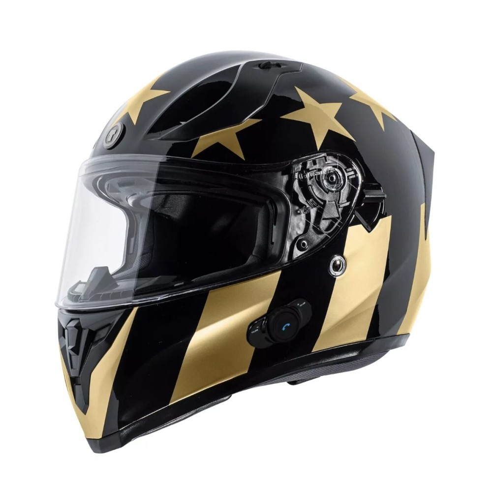 TORC T-15  GOLD İNTERKOMLU KASK